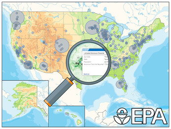 EPA Recycling Infrastructure and Market Opportunities Map